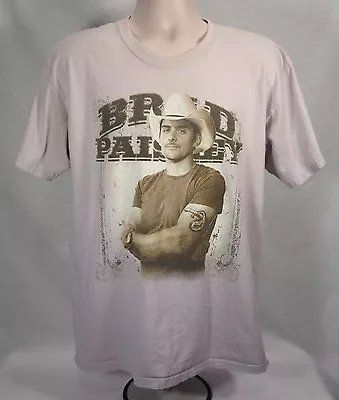 Buy Brad Paisley T Shirt Large BONFIRES & AMPLIFIERS TOUR 2007 Concert • 14.19£