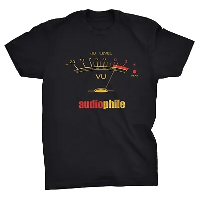 Buy Audiophile VU Meter T-Shirt Standard Volume Unit Indicator SVI Novelty Graph • 14.99£