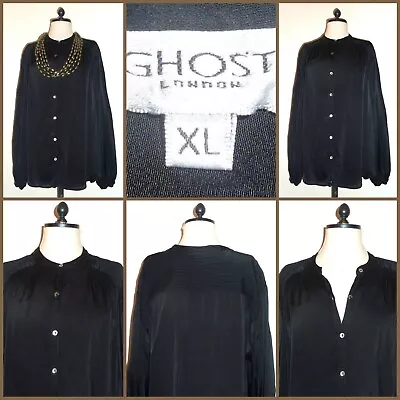 Buy Ghost London Viscose Button Through Jacket - Xl - Good Order - Minimal Wear • 85£