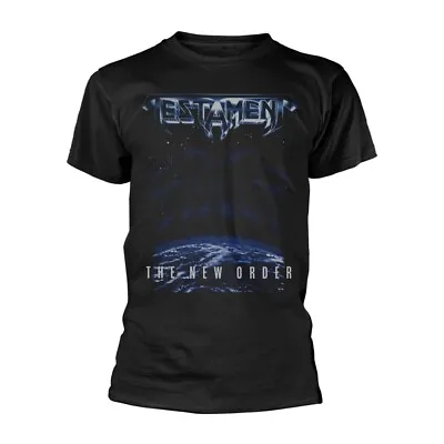 Buy TESTAMENT - THE NEW ORDER BLACK T-Shirt Medium • 19.11£
