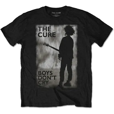 Buy Official The Cure T Shirt Boy's Don't Cry Black Mens Classic Rock Band Tee Boys • 14.88£