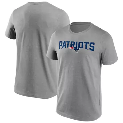 Buy New England Patriots T-Shirt Men's NFL Neutral Wordmark Top - New • 14.99£