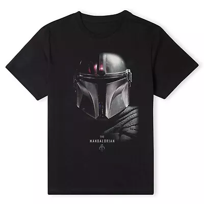 Buy Official Star Wars The Mandalorian Helmet Poster T-Shirt XL New With Tags • 8£