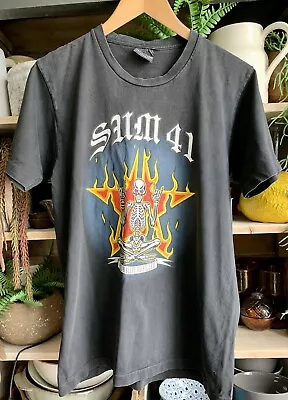 Buy Vintage Sum 41 Band Black T-Shirt All Killer No Filler 2000s Grunge • 50£