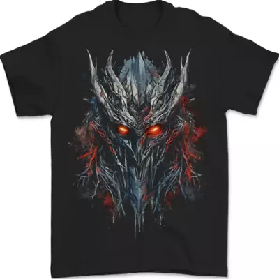 Buy An Evil Sauron Mask Demon Mens T-Shirt 100% Cotton • 10.48£