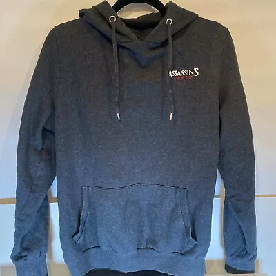 Buy Assassins Creed Logo Pullover Hoodie Dark Grey Size Extra Large XL • 19.99£