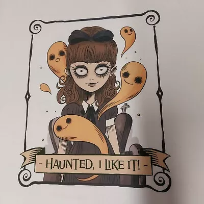 Buy Haunted I Like It T-Shirt Size L Graphic • 12£