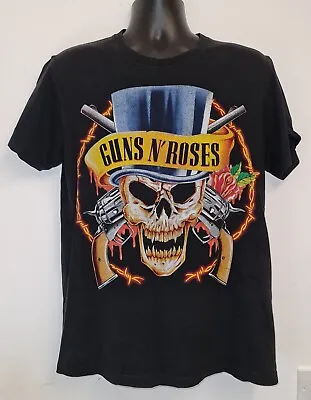 Buy Guns N Roses T Shirt Double Sided Print Size Medium Retro Rock Band Vintage GnR  • 35£