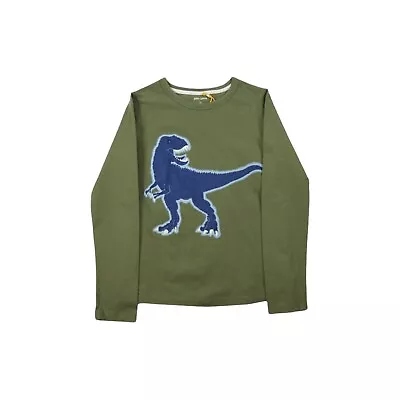 Buy John Lewis Boys Glow Dinosaur T-Rex Long Sleeve Top T-Shirt Green 11 Years • 4.99£