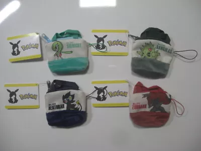 Buy Pokemon  Merch Bagmini Pouch 4 Types Tyranitar Gardevoir Zoroark Luxray • 58.22£