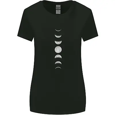 Buy Moon Phases Supermoon Eclipse Full Moon Womens Wider Cut T-Shirt • 8.75£