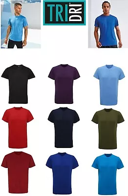 Buy Men's TriDri Performance T-Shirts, Cool, Breathable, Sports, Leisure - NEW • 8£