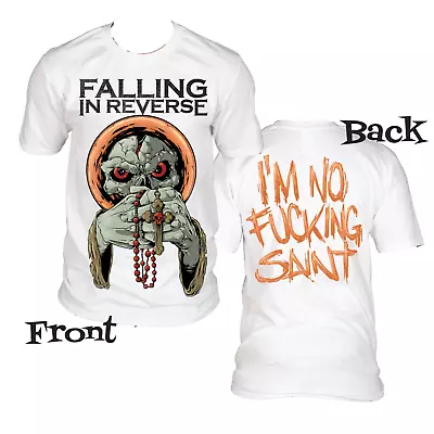 Buy Falling In Reverse - No Saint - Front & Back Men's / Unisex Size S  T Shirts  • 9.99£