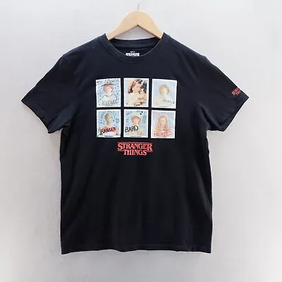 Buy STRANGER THINGS T Shirt Medium Black Graphic Print Netflix TV Show Short Sleeve • 8.09£
