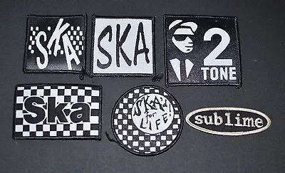 Buy Ska 2 Tone Sublime Band Music Clothing Patch For Jacket Vest Jeans Backpack Hat • 6.41£