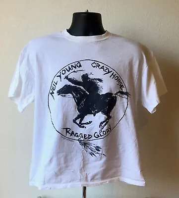 Buy Neil Young And Crazy Horse XL Concert T-Shirt 1991 • 184.27£