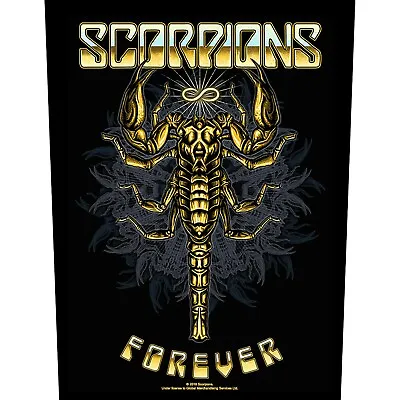 Buy Scorpions Forever Back Patch Official Band Merch • 12.48£