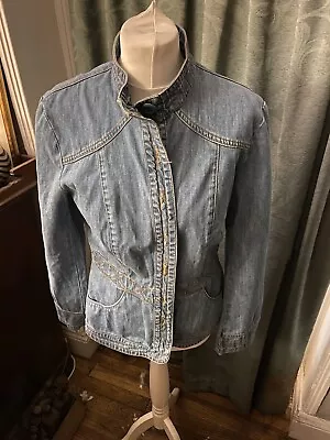 Buy H&M Divided Denim Jacket Womens 16 Button Up Long Sleeve. • 10£