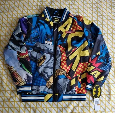 Buy Members Only Batman Windbreaker Jacket Brand New Size Medium BNWT  • 44.99£