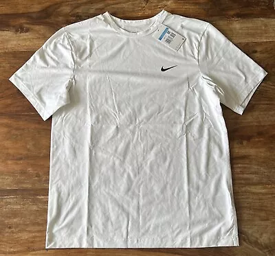 Buy Nike Hyverse Men's Dri-FIT UV Short-sleeve Versatile Top - White  - Size M - New • 21.99£