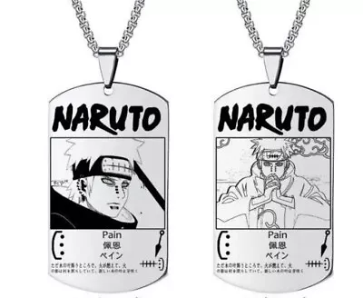 Buy Naruto Shippuden Pain Chain Necklace Necklace Anime Manga Cosplay • 9.43£