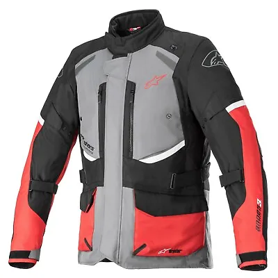 Buy Alpinestars Andes V3 Drystar All Weather Waterproof Motorbike Jacket Red (9018) • 199£