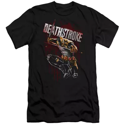 Buy Deathstroke Blood Splattered - Men's Premium Slim Fit T-Shirt • 26.46£