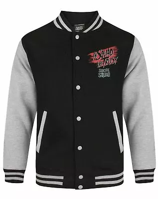 Buy DC Comics Black Varsity Jacket (Mens) • 39.99£