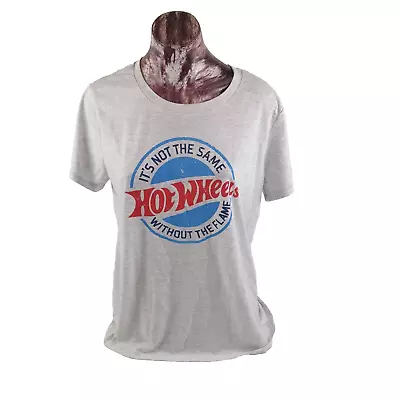 Buy Hot Wheels T Shirt, Unisex, Size L, Grey With Multicoloured Logo, New With Tag • 15.81£