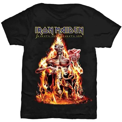 Buy Officially Licensed Iron Maiden Seventh Son Of A Seventh Son Mens Black T Shirt • 14.50£
