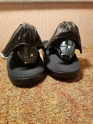 Buy Star Wars Darth Vader Slippers Black Slip On Youth L Or Adult Sm New With Tags  • 6.30£