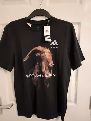 Buy ADIDAS MESSI “THE GOAT” T - SHIRT Age 15-16💥SMART • 25£