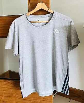 Buy Men’s Grey Adidas T-shirt Sports Essentials Size M • 8£