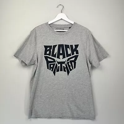 Buy Marvel Black Panther T Shirt Mens Medium Grey Short Sleeve Crew Neck Casual • 8.99£