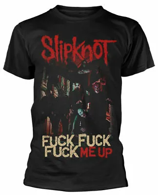 Buy Official Slipknot T Shirt F*ck Me Up Mens Black Classic Rock Metal Tee Merch NEW • 16.28£