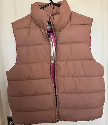 Buy New With Tags Ladies Noisy May Zipped Body Warmer Small Light Brown  • 9.99£