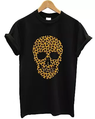 Buy Leopard Print Skull T Shirt Hip Hop Top Urban Street Style Dope Men Women Kid • 15.99£