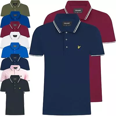 Buy Ex-Brand Mens Polo Shirt Short Sleeve Tipping Cotton Pique Tee T-Shirt Top • 9.99£