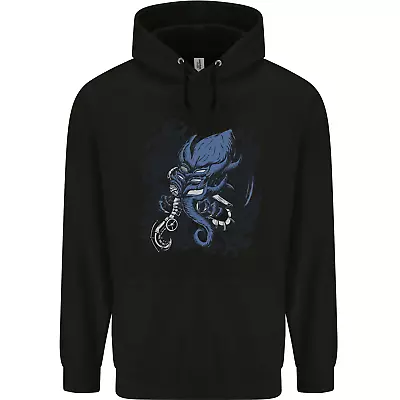 Buy Cyberpunk Cthulhu Kraken Octopus Childrens Kids Hoodie • 17.99£
