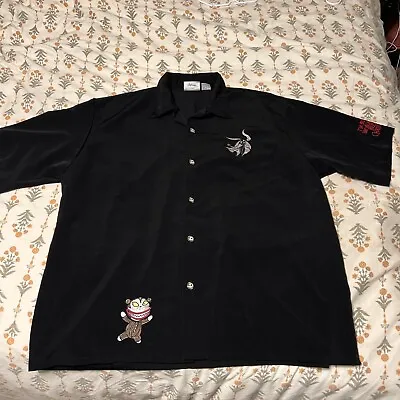 Buy Tim Burton’s Nightmare Before Christmas Men’s Button Down Shirt Disney XL • 43.79£