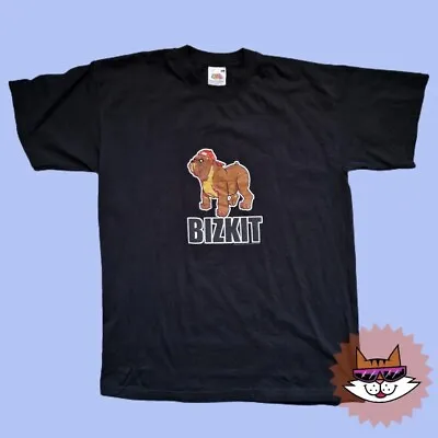 Buy Vintage 2002 Limp Bizkit Bulldog T Shirt • 80£