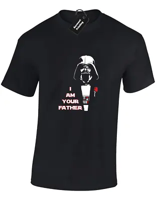 Buy I Am Your Father Mens T-shirt Funny Godfather Vader Trooper Darth Wars (colour) • 7.99£
