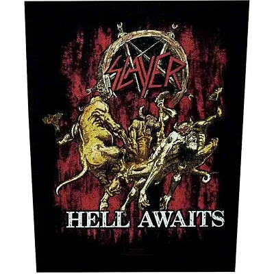 Buy Slayer Hell Awaits Back Patch Official Jacket Backpatch Heavy Metal Band Merch • 12.48£