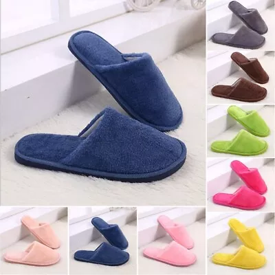 Buy Soft And Trendy Baotou Home Warm Plush Slippers For Couples In Autumn & Winter • 7.93£