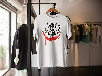 Buy Why So Serious Joker Inspired T-shirt Adult Kids Joaquin Phoenix Batman 2019 • 8.99£