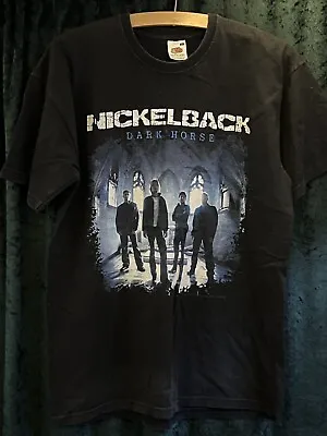 Buy Vintage 2009 Nickelback Rock Band Tour T Shirt Sz M • 18£