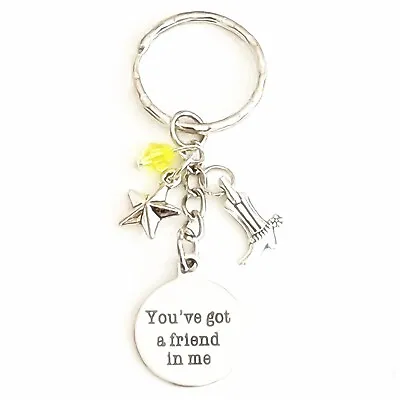 Buy Toy Story Woody Inspired Charm Keychain You’ve Got A Friend In Me Accessories • 15.12£