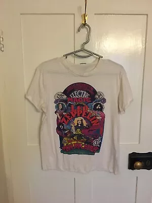 Buy Led Zeppelin Amplified Tshirt Size Small S 10-12 Electric Magic Psychedelic Top • 4.99£