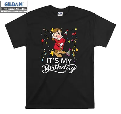Buy Grumpy Dwarf It's My Birthday T-shirt Gift Hoodie T Shirt Men Women Unisex 6365 • 11.95£