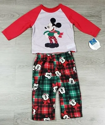 Buy Family Sleep Pajamas Unisex Disney Two-Piece Flame Resistant Pajama 2T • 19.73£